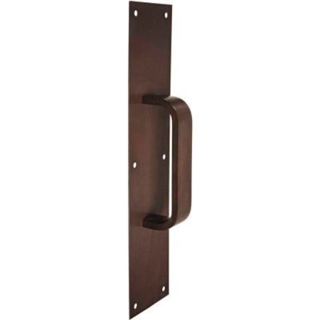 YALE COMMERCIAL Rockwood Pull Plate, 4"L x 16"H x 3/8, Oxidized Satin Bronze, 6" CTC 85766